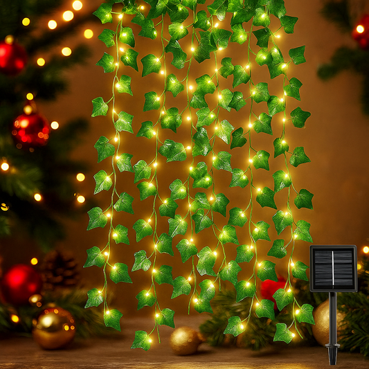 Cascada Enredadera Solar – 2 Metros de Luz Decorativa