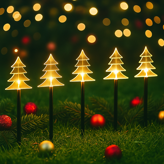 Estaca Solar Árbol LED