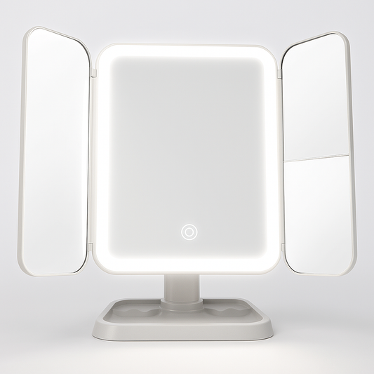 Espejo Plegable con Luz Led