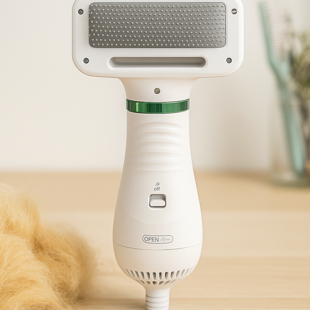 Secadora y Cepillo 2 en 1 para Mascotas