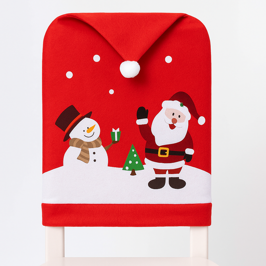 Funda de silla navideña