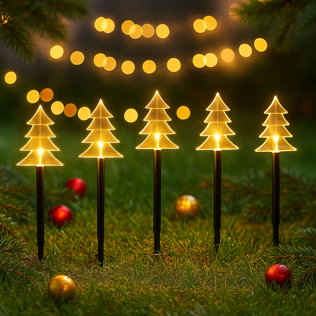 Estaca Solar Árbol LED