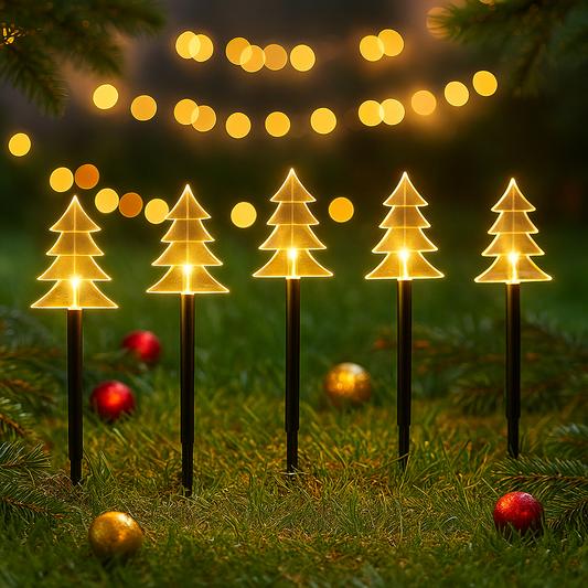 Estaca Solar Árbol LED