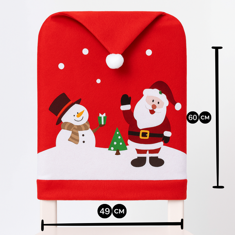 Funda de silla navideña